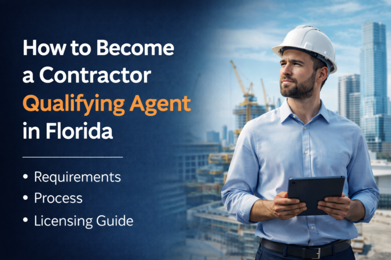 How to become a contractor qualifying agent