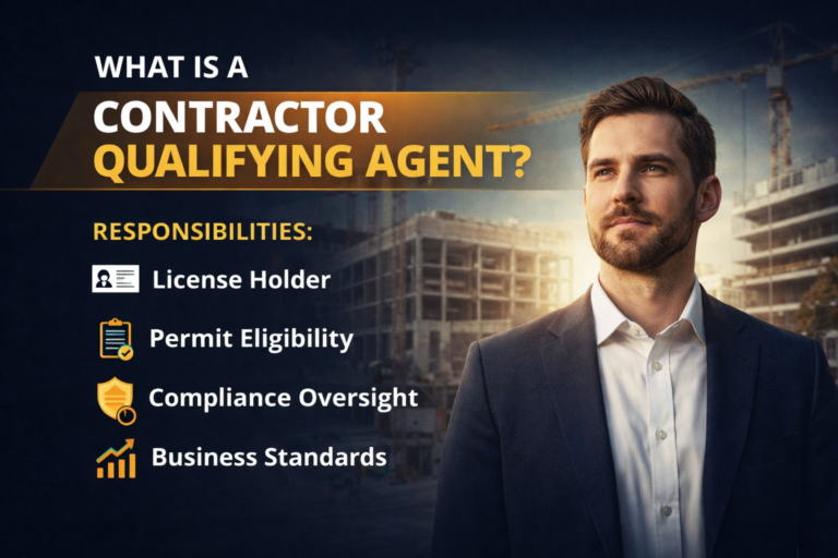 What is a Contractor Qualifying agent?