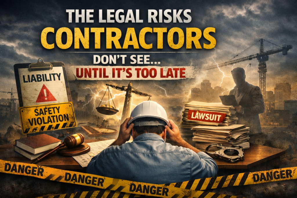 legal risk for contrcators