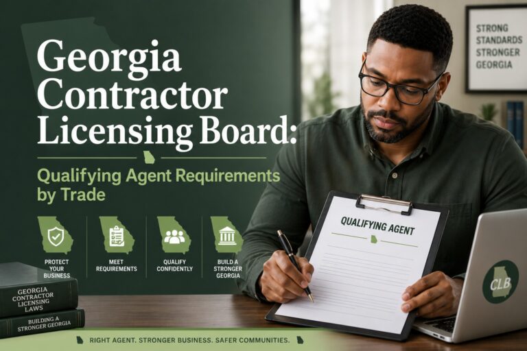 Georgia Contractor Licensing Board — Requirements and Process