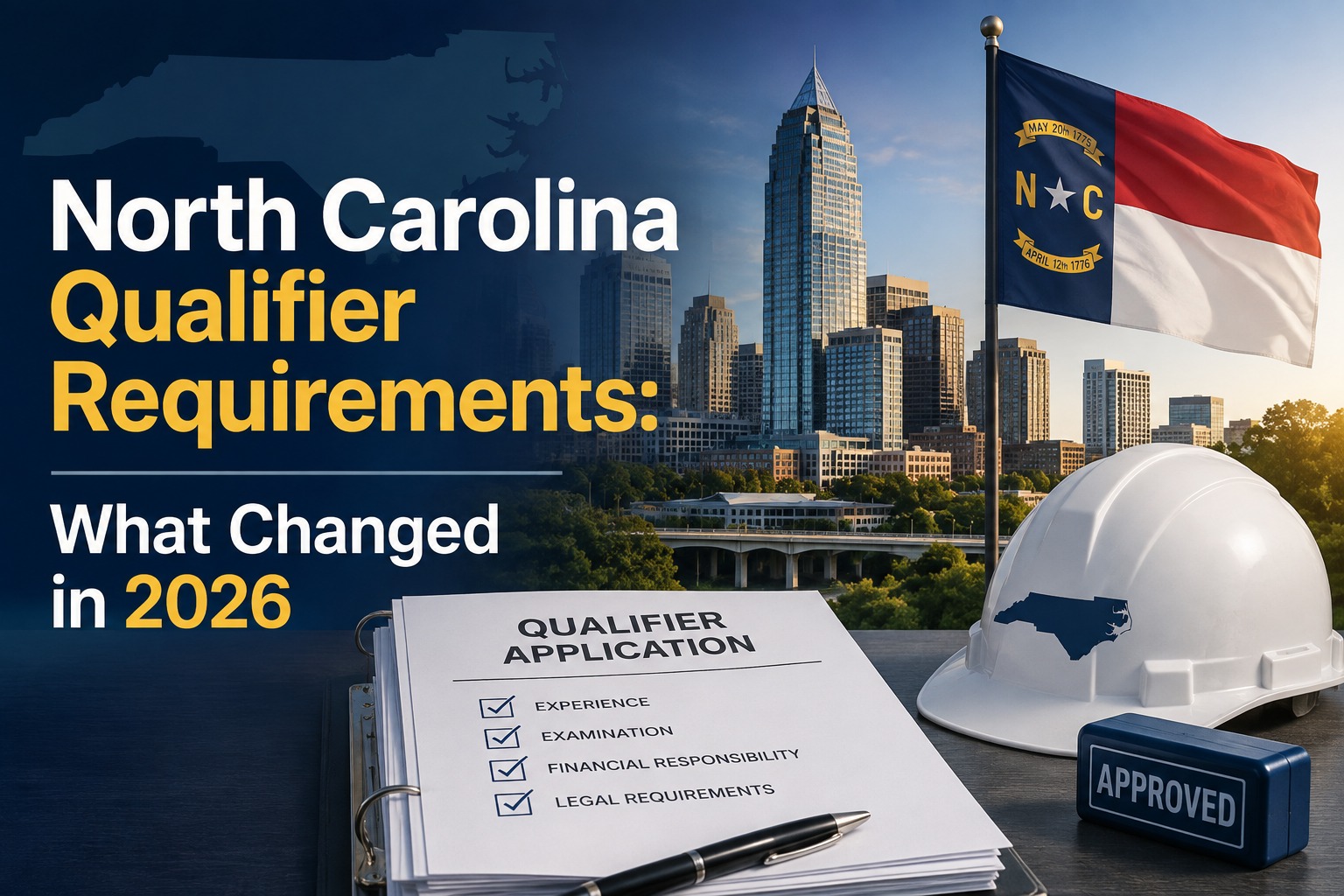 North Carolina Contractor Qualifier Requirements 2026